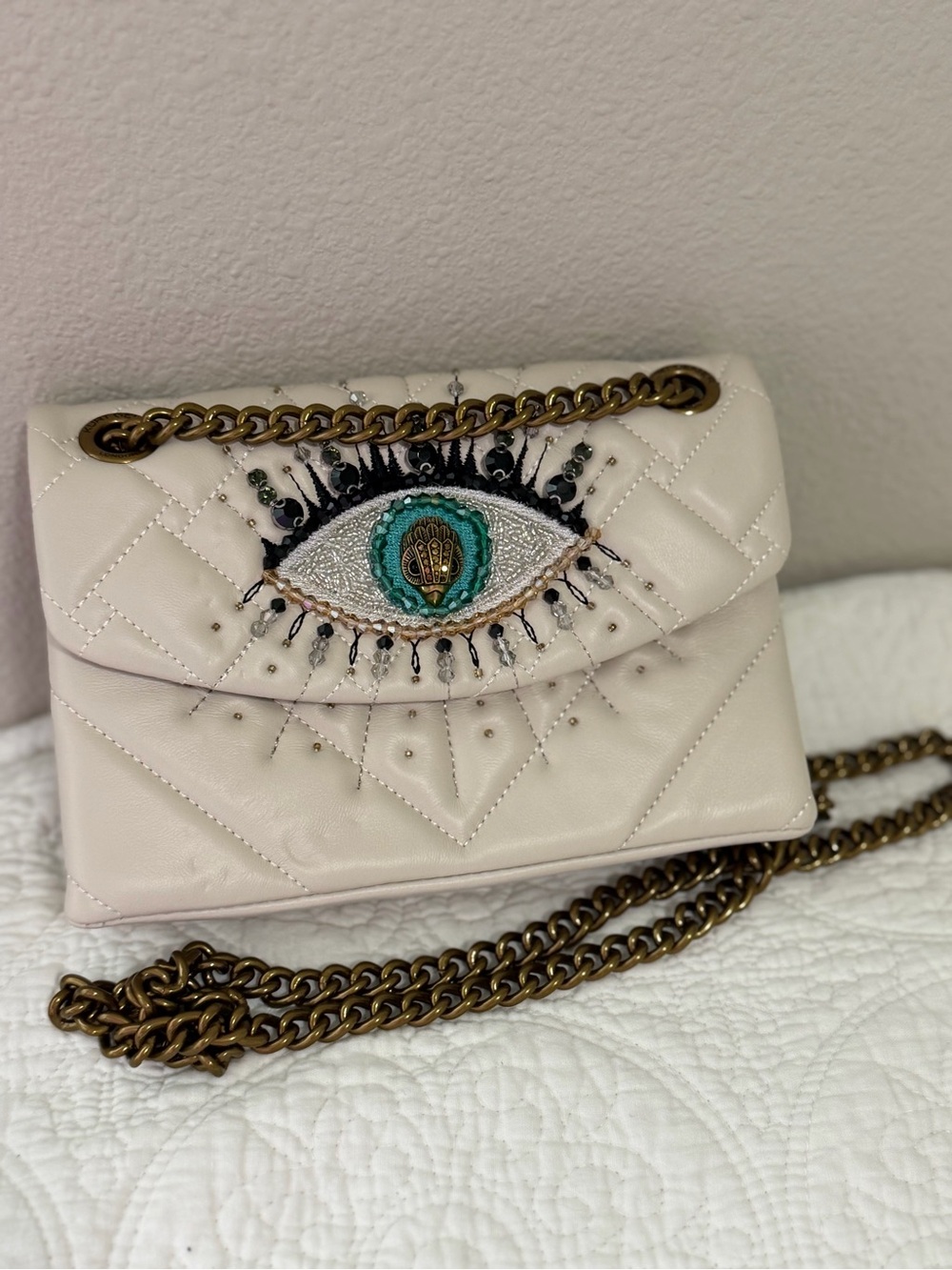 Kurt Geiger Mini Kensington Evil Eye Crossbody Bag - Picture 6 of 13